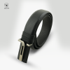Dot Print Black Gear Buckle Belt