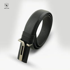 Dot Print Black Gear Buckle Belt