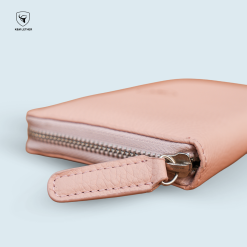 Alternative view of Soft Pink Ladies Natural Grain Ladies Purse